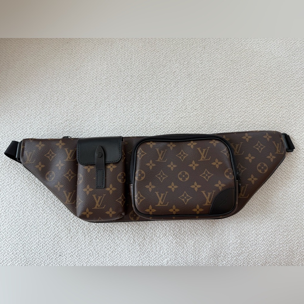 LOUIS VUITTON MONOGRAM MACASSAR CHRISTOPHER BUMBAG